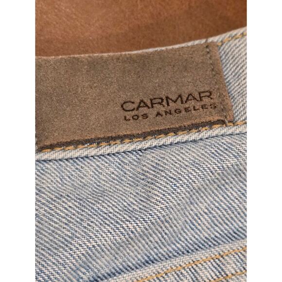 Carmar Los Angeles Reworked Denim Shorts in Light Wash – Size 25 - Picture 6 of 6